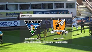 Dunfermline vs Alloa  Championship  28th September 19 [upl. by Tiler565]