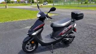 50cc Revolution Scooter Moped With Automatic Transmission [upl. by Lanza353]