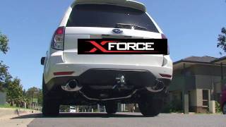 XFORCE Subaru Forester XT MY09 Performance Exhaust [upl. by Menedez778]