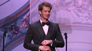 Andrew Garfield wins Best Actor at the Evening Standard Theatre Awards [upl. by Carree]