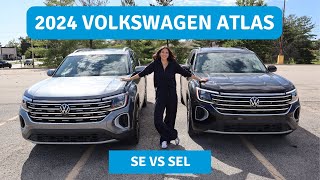 2024 Volkswagen Atlas SE vs SEL [upl. by Ttehr]