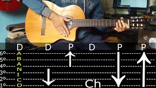 Como tocar Chacarera Rasguido  Tutorial Guitarra [upl. by Adnilreh17]