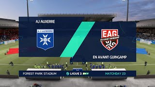 FIFA 21  AJ Auxerre vs EN Avant Guingamp  France Ligue 2  13022021  1080p 60FPS [upl. by Jo-Anne]