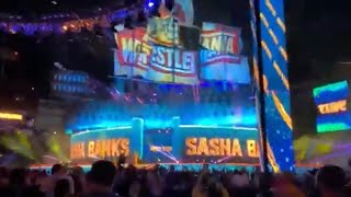 Sasha Banks WWE Main Events Wrestlemania 37 Night 1  Full entrance amp theme song ft Snoop Dogg [upl. by Vokay]