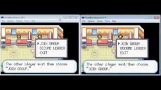 How to trade Pokemon with VisualBoyAdvance emulator 180 version [upl. by Annavaig]