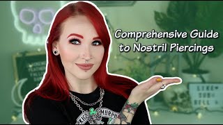 Comprehensive Guide to Nostril Piercings [upl. by Llehcear597]