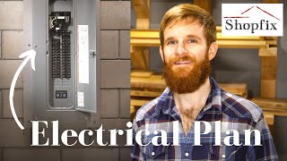 Electrical Wiring for Woodshop  How to Start a Woodshop [upl. by Rayham]