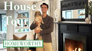 HOUSE TOUR  A Handsome Moody Home in North Carolina [upl. by Euton]