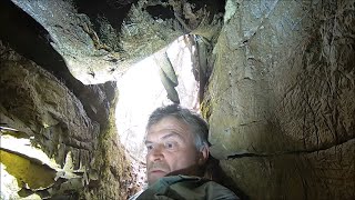 MEGA EXPLORATION Metal Detecting Old Homesite Exploring Caves And MOAR [upl. by Bremser919]