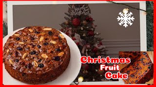 Christmas plum cake recipe with rum  Easy rich fruit cake recipe  SONALI’S KITCHEN [upl. by Ttevy]