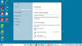 How to Install and Use a different Language Keyboard in Windows 10 [upl. by Bouchard53]