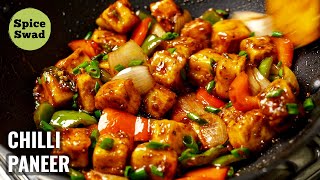 CHILLI PANEER RESTAURANT STYLE  CHILLI PANEER  CHILLI PANEER RECIPE [upl. by Yelah292]