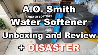 AO Smith Water Softener Unboxing and Review  DISASTER [upl. by Hsakiv893]