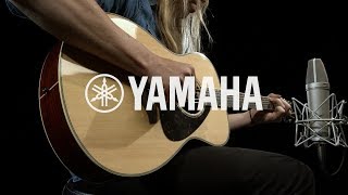 Yamaha FS830 Acoustic Guitar Natural  Gear4music demo [upl. by Casabonne838]