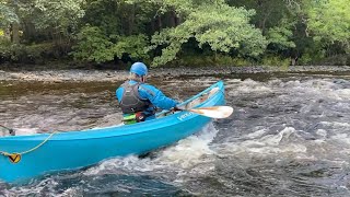 White Water Canoeing Mastering the STurn [upl. by Annahtur]