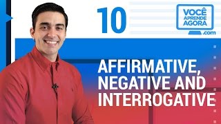 AULA DE INGLÊS 10 Affirmative negative and interrogative  Felipe Dib [upl. by Jarrett506]