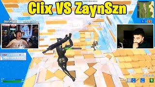 Clix VS ZaynSzn 1v1 TOXIC Fights [upl. by Willms]