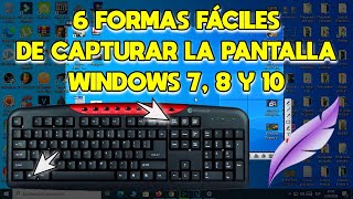 💻 Cómo Hacer CAPTURA DE PANTALLA en PC  6 Formas para Hacer SCREENSHOT en PC  Windows 7 8 y 10 ✅ [upl. by Sairahcaz]