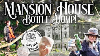 Discovering the Mansion Bottle Dump We find SILVER 100yearold Rich Mans Rubbish [upl. by Aynwad733]