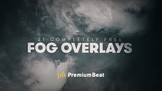 21 FREE 4K Fog Overlays  PremiumBeatcom [upl. by Kcirdot]