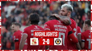 Match Highlights Swindon Town vs Newport County [upl. by Anes]