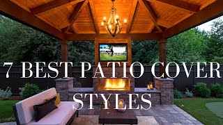 Best Outdoor Patio Covers Top 7 Design Ideas [upl. by Lerrej]