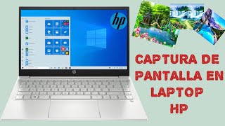 como hacer capturas de pantalla en laptop HP [upl. by Desmond]