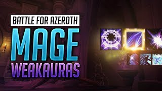 Mage WeakAuras BFA Patch  Guide  Arcane Fire and Frost [upl. by Yaker]