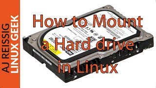 How to Mount an Additional Hard drive in Linux [upl. by Ardin36]