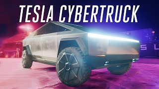 Tesla Cybertruck first ride inside the electric pickup [upl. by Nnylyar]