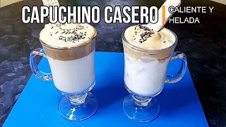 CAPUCHINO CASERO caliente y frio [upl. by Odnama]