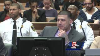 Hernandez smiles during murder trial as friends testify [upl. by Sheldon]