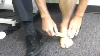 Taping your own plantar fascia [upl. by Nos]