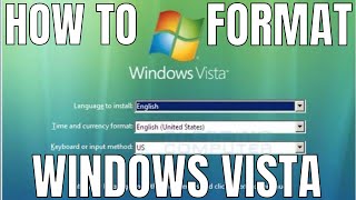 Windows Vista Formatting and Clean Installation [upl. by Renfred]