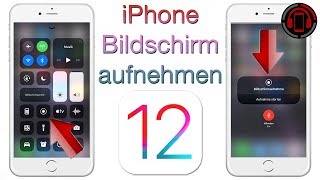 iPhone Bildschirm aufnehmen  iOS 12 Screen Recording Tutorial DeutschGerman [upl. by Eadmund128]