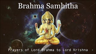 Brahma Samhitha  Govindam Adi Purusham [upl. by Araz394]