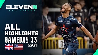 ALL HIGHLIGHTS 🤩📺 Jupiler Pro League GAMEDAY 33 [upl. by Anatnahs]