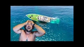 WE SUNK A BOAT Sailing vessel Delos Ep 213 [upl. by Grosvenor126]