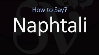 How to Pronounce Naphtali CORRECTLY [upl. by Yelsnya]