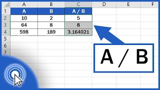 How to Divide Numbers in Excel Basic way [upl. by Dumah421]