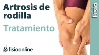 Artrosis de rodilla  Tratamiento mediante ejercicios automasajes y estiramientos [upl. by Vassily206]