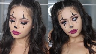 Easy Clown Halloween Makeup Tutorial [upl. by Acyssej]