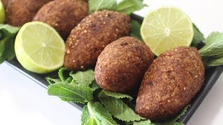 KibbehKebbeh  Meat stuffed bulgur [upl. by Noterb137]