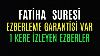 Fatiha Suresi Kolay Ezberleme 10 Tekrar Okunuşu Anlamı Dinle اَلْحَمْدُ لِلّٰهِ رَبِّ الْعَالَم۪ينَۙ [upl. by Eilis]