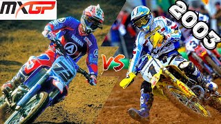 2003 Valkenswaard MXGP Everts vs Pichon [upl. by Francene764]