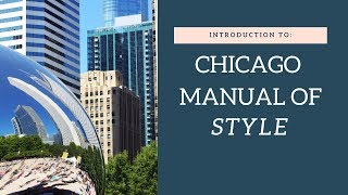 How to Use the Chicago Manual of Style  Documentation Tutorial [upl. by Wini]