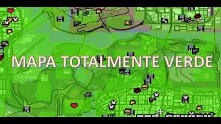 Como tener todo el mapa en verde  GTA San Andreas [upl. by Sherborn]