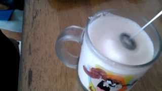 Aerolatte Review Frothing Cold Milk In Under 1 Minute [upl. by Yenohtna996]