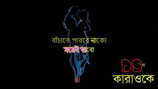 Porena Chokher Polok Version 1 Bangla Karaoke ᴴᴰ DS Karaoke [upl. by Ames]