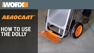 How to Use the Dolly on the WORX Aerocart [upl. by Ayinat307]